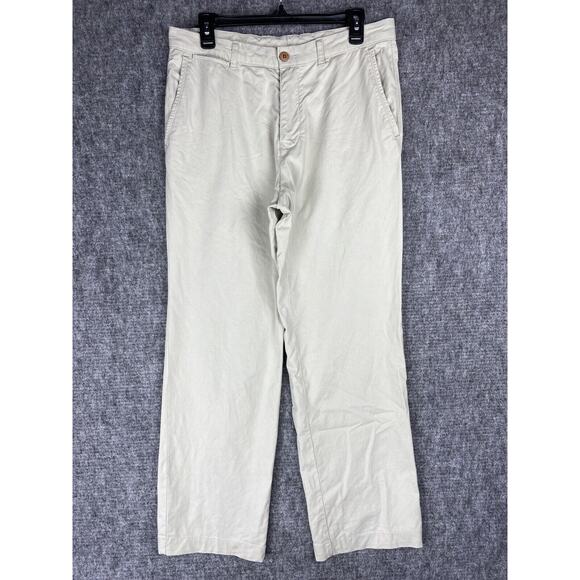 Tommy Bahama‎ Pants Mens 32 Golf Stretch Chinos Khakis Golfing Cotton/Tencel - Picture 1 of 12